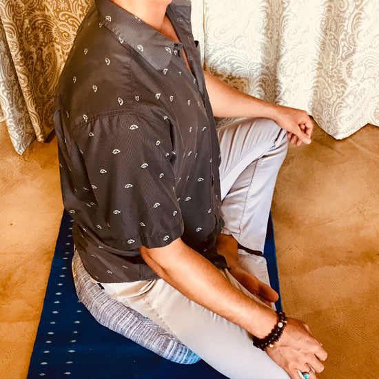 Image Title Chandra Crescent Meditation Eco-Cushion